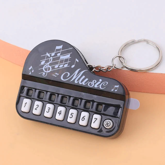 Mini Music Electronic Piano Keychain