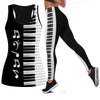 Music Piano Vest & Leggings Set