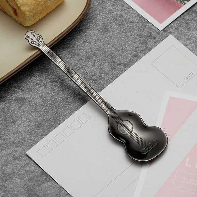 Guitar Shape Coffee Spoon