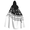 Piano Keys With Music Notes Cloak