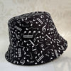 Reversible Music Notes Bucket Hat