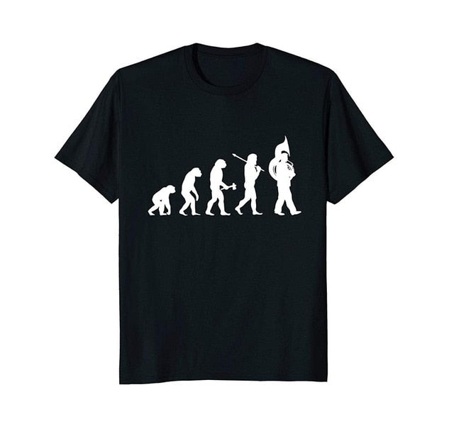 French Horn Player Evolution T-Shirt