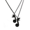 Friendship Music Note Necklace Set