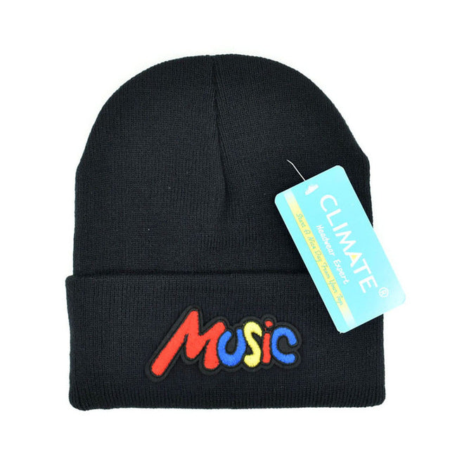 Music Knitted Beanie