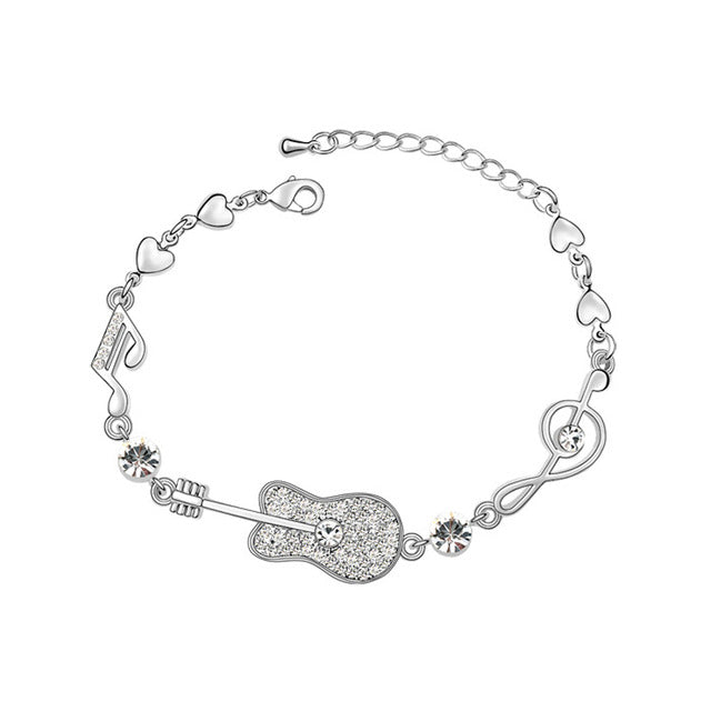Music Note & Guitar Bracelet