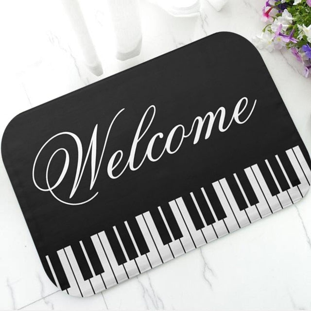 Piano Key Welcome Doormat