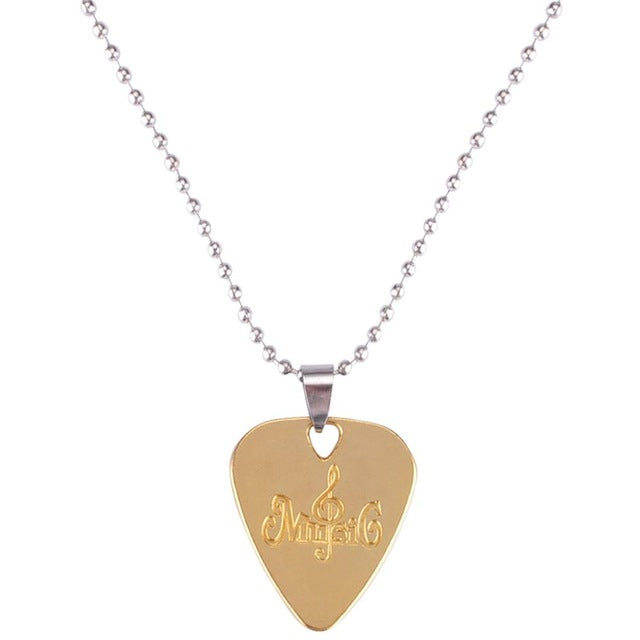 Free - Music Note Zinc Alloy  Necklace