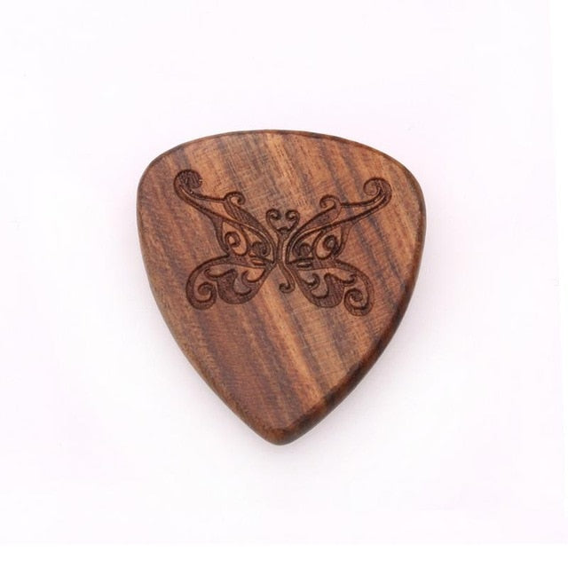2pcs/set Wood Guitar Pick - Butterfly - { shop_name }} - Review