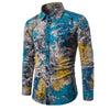 Retro Printed Men's Shirt Collection