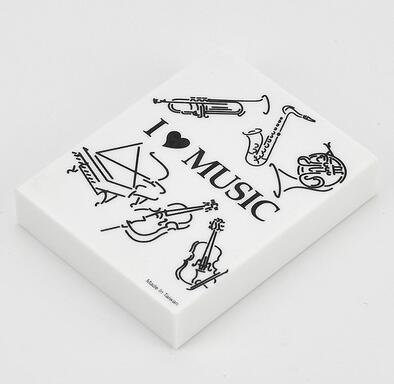 Music Mini Rubber Eraser