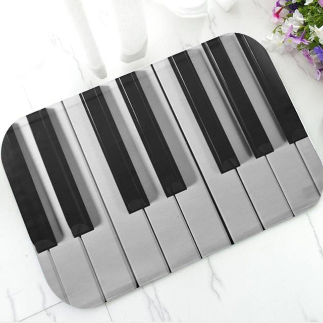 Piano Key Welcome Doormat