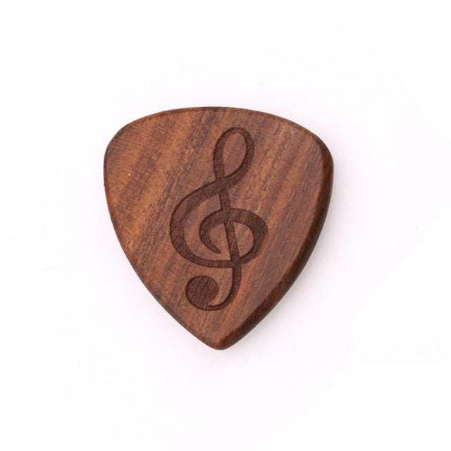 2pcs/set Wood Guitar Pick - Treble Clef - { shop_name }} - Review