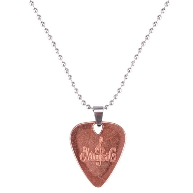 Music Note Zinc Alloy  Necklace