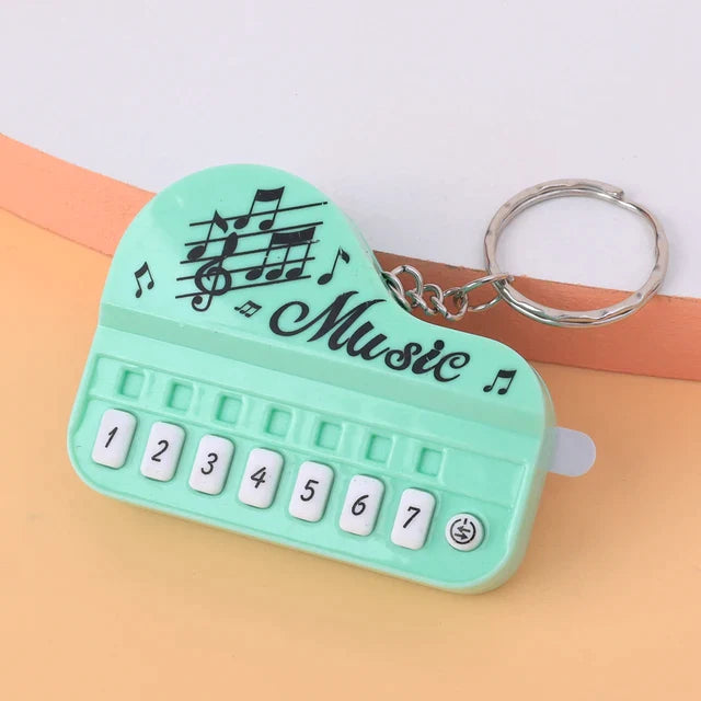 Mini Music Electronic Piano Keychain