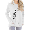 Casual Music Notes Pullover