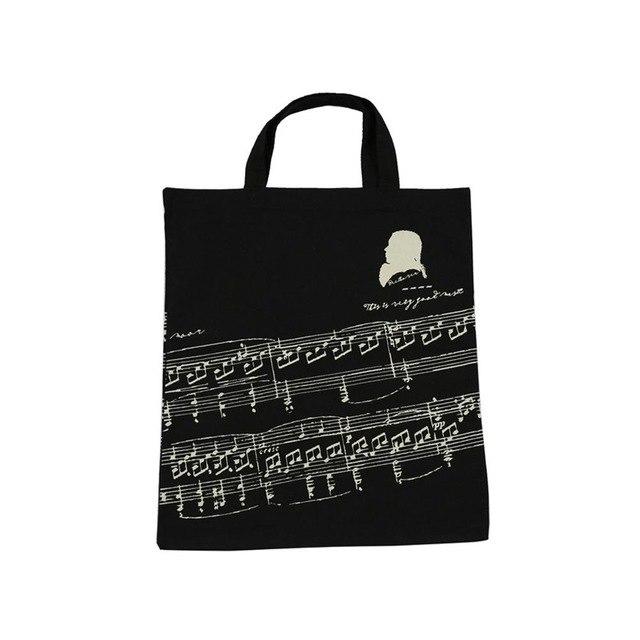 Musical Instruments Linen Handbags