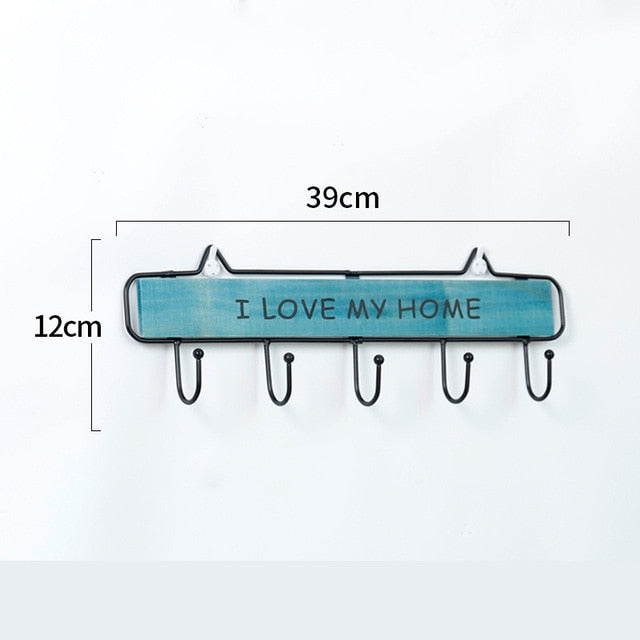 I Love My Family Home Wall Hanger