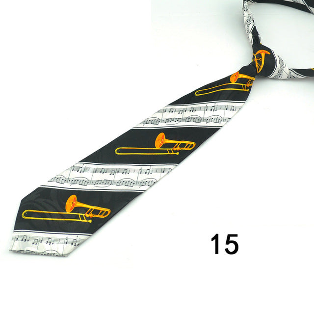 Free - Musical Instrument Necktie