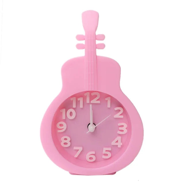 Funny Guitar Shape Mini Alarm Clock