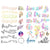 Watercolor Music Notes Sticker
