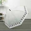 Piano Music Transparent Umbrella