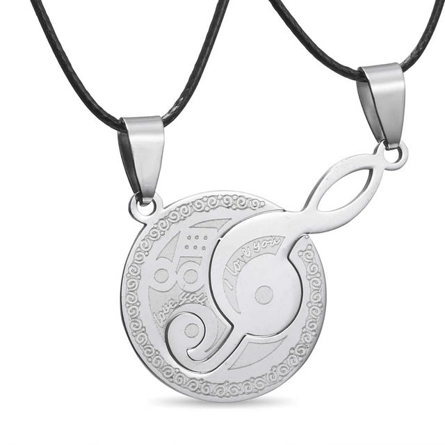 Free - Music Note Couple Necklace - Artistic Pod Review