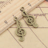 20pcs DIY Music Treble Clef Charm