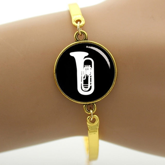 Vintage Music Instruments Bracelet