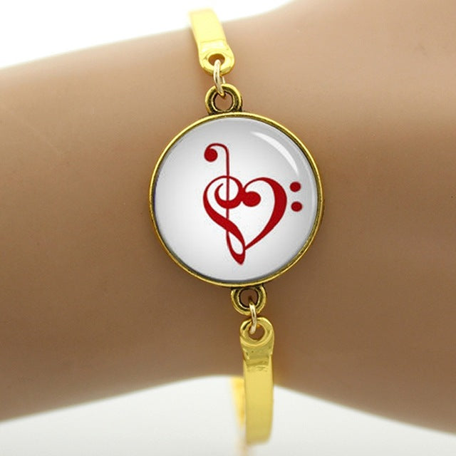 Vintage Musical Note Bracelet