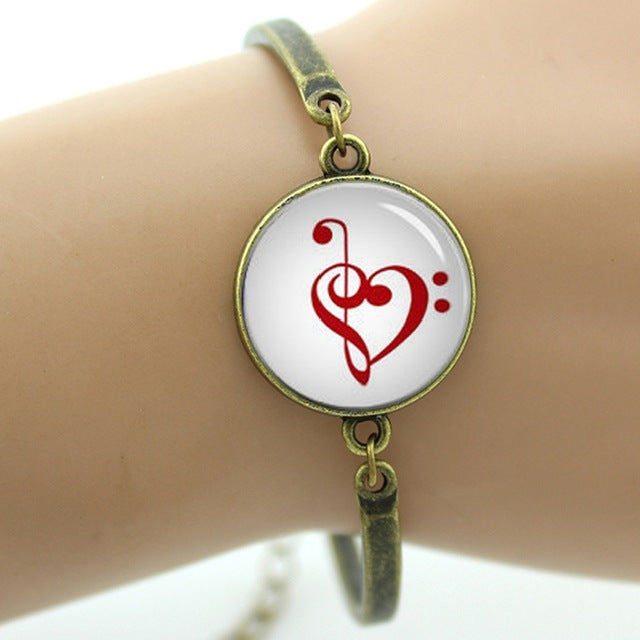 Vintage Musical Note Bracelet