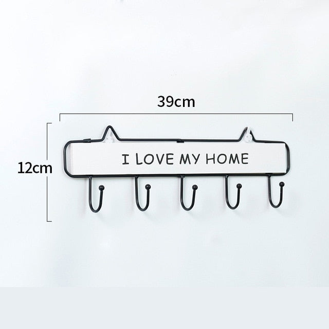 I Love My Family Home Wall Hanger