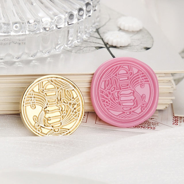 Music Notes Retro Wax Seal Stamp