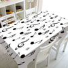 Musical Note Piano Key Tablecloth