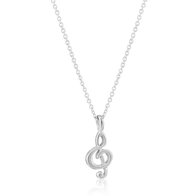 Elegant Music Note Necklace