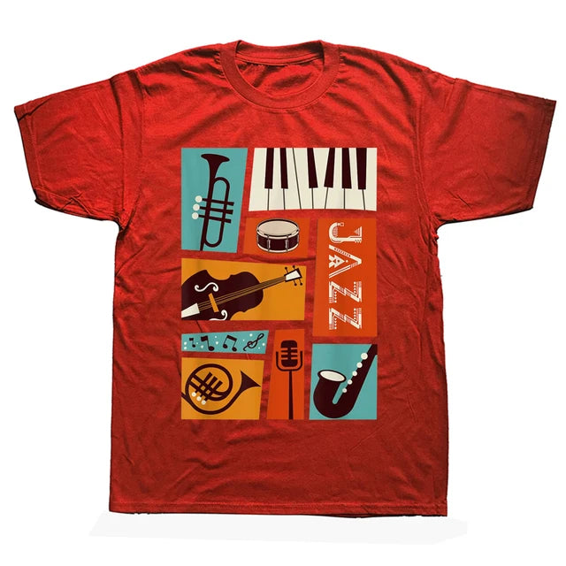 Funny Jazz Music Band T-shirt