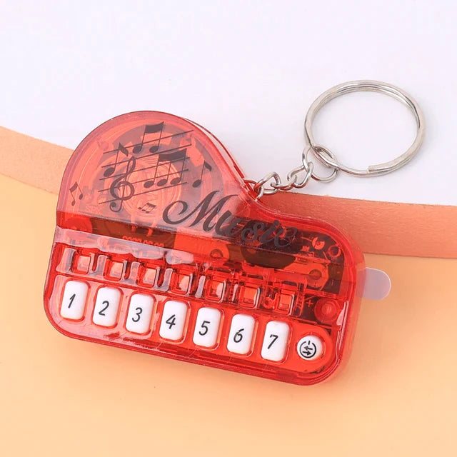 Mini Music Electronic Piano Keychain