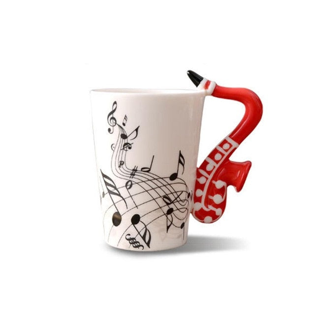 Saxophone Ceramic Mug