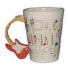 Music Score Guitar Ceramic Mug
