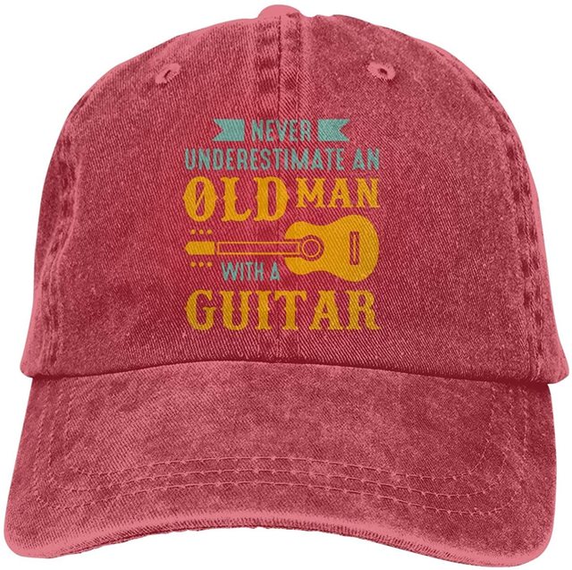 Old Man With A Guitar Cap