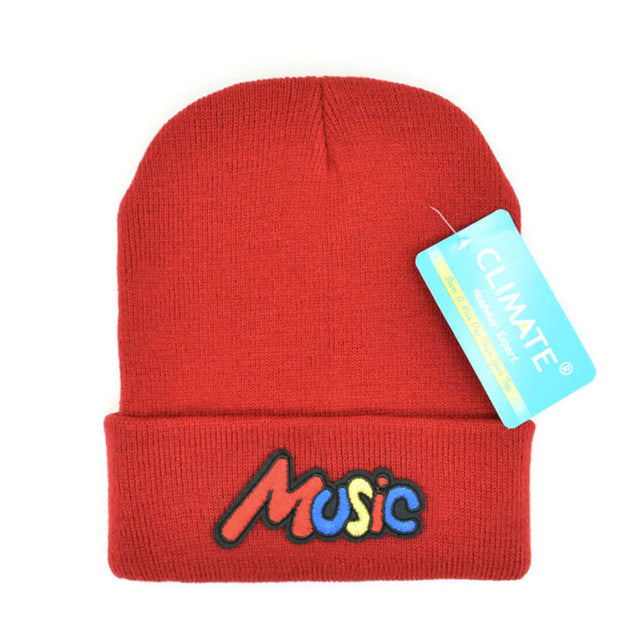 Music Knitted Beanie
