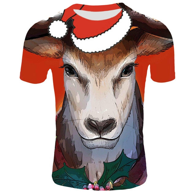 Snowy Christmas Blue T-shirt Collection