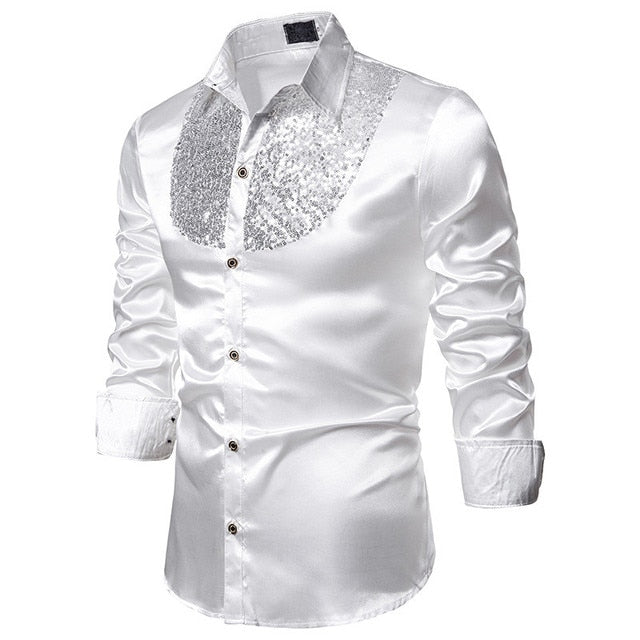 Men's Sequin Shirt
