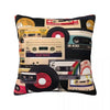 Vintage Cassette Pillowcase