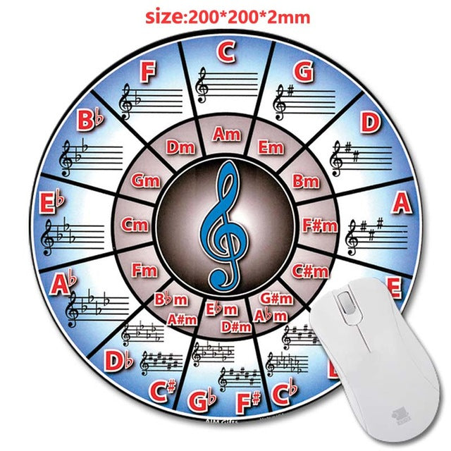 Free - Musical Note Round Mouse Pad - Artistic Pod Review