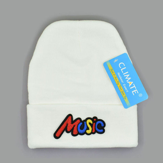Music Knitted Beanie