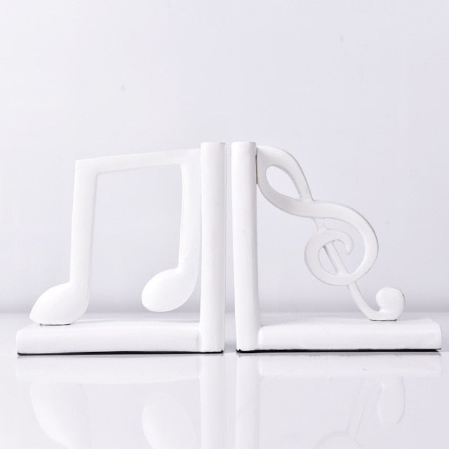Music Notes Bookend Set
