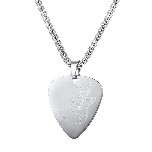 Guitar Pick Pendant Necklace