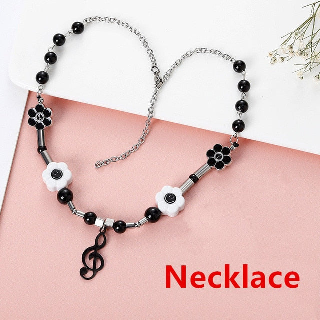 Music Style Smiley Necklace
