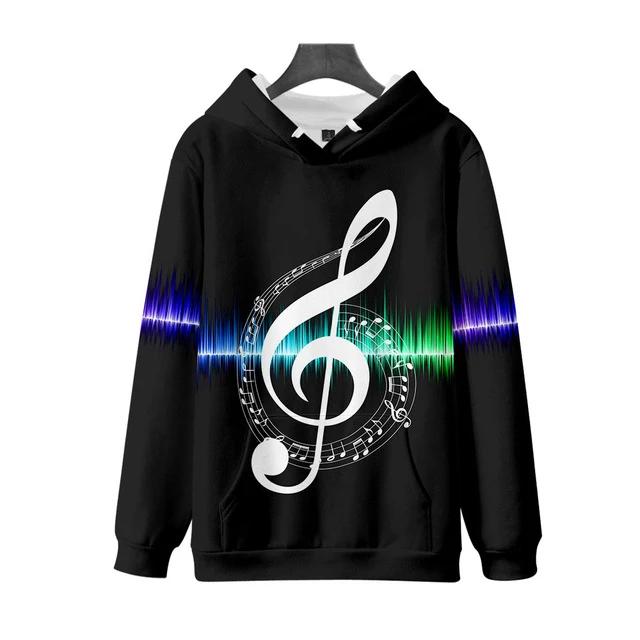 Music Notes Casual Hoodie