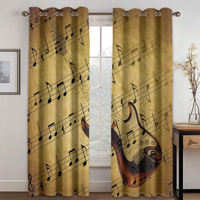 Dynamic Music Symbol Curtain